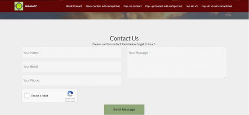 Mobirise 6 Pack FormMail Contact Forms for v4