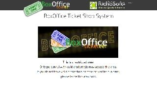 BoxOffice Ticketeer Plug-In System for WebPlus X8