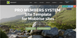 Mobirise PRO Membership System Template for v3.08 to 3.12.1 from RichoSoft Squared