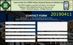 Custom Project Contact Form 20190411