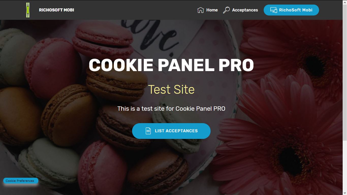 Mobirise 5 Star PRO Cookie Panel System - RichoSoft Squared SuperStore